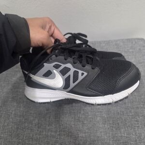 Nike Boys Kids Children Black & White Running Shoes
